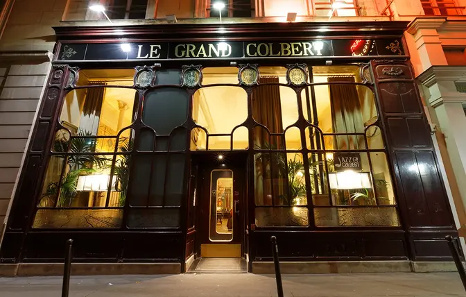 Brasserie Le Grand Colbert, rue Vivienne, in Paris 